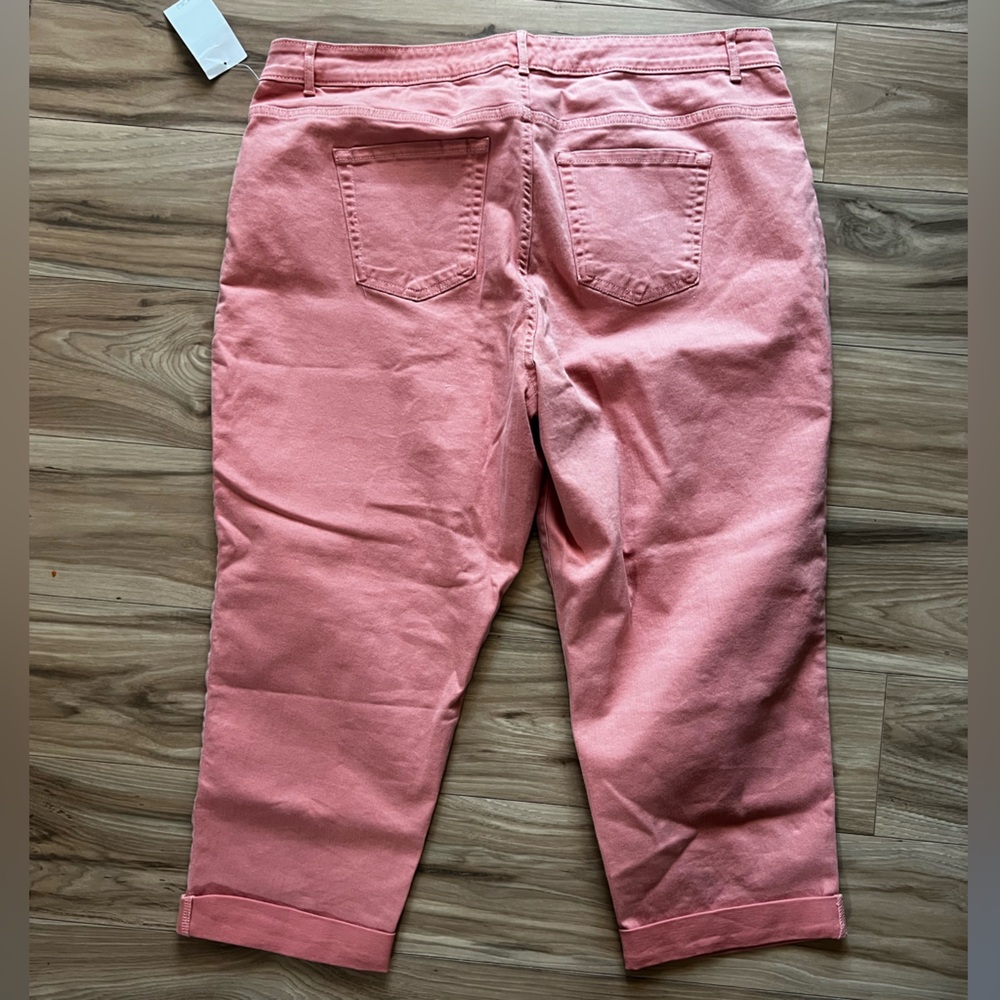 LOGO by Lori Goldstein Coral Boyfriend Jeans - Picture 4 of 8